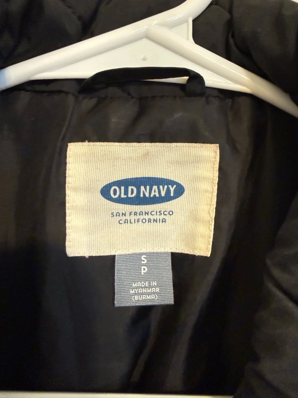 2/$30 Old Navy Black Quilted Jacket Size Small Zip Front Lightweight Puffer Coat
